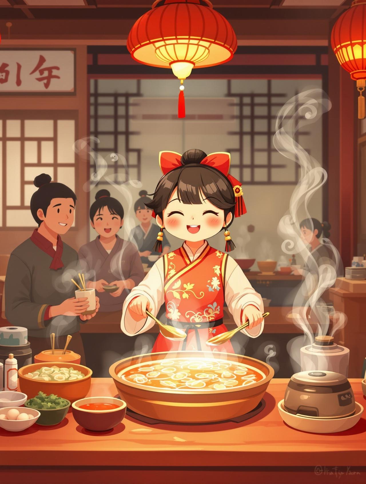 番茄剧场短片 - 我在古代开火锅店 番茄剧场短片 - 我在古代开火锅店